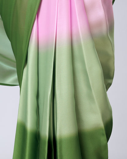 Love in Bloom - Ombre Saree with Floral Feels