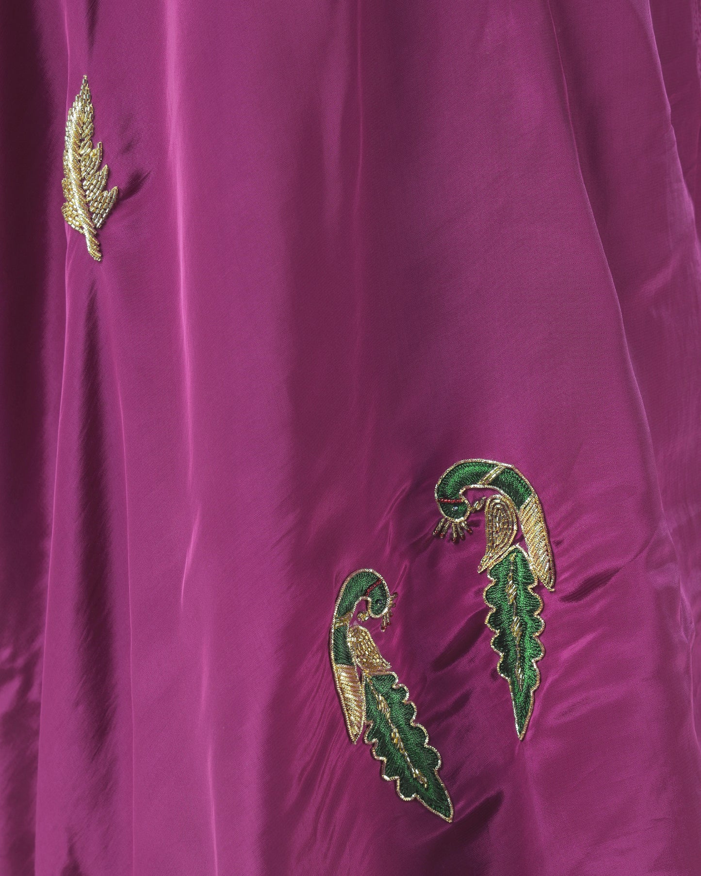 Draped In The Poetry Of Plum Purple Dreams Handcrafted Natural Crepe Saree