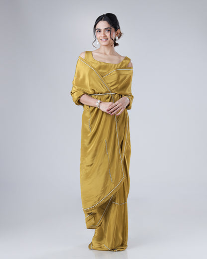 Holding The Richness Of Traditions In Every Fold Of Handcrafted Natural Crepe Saree