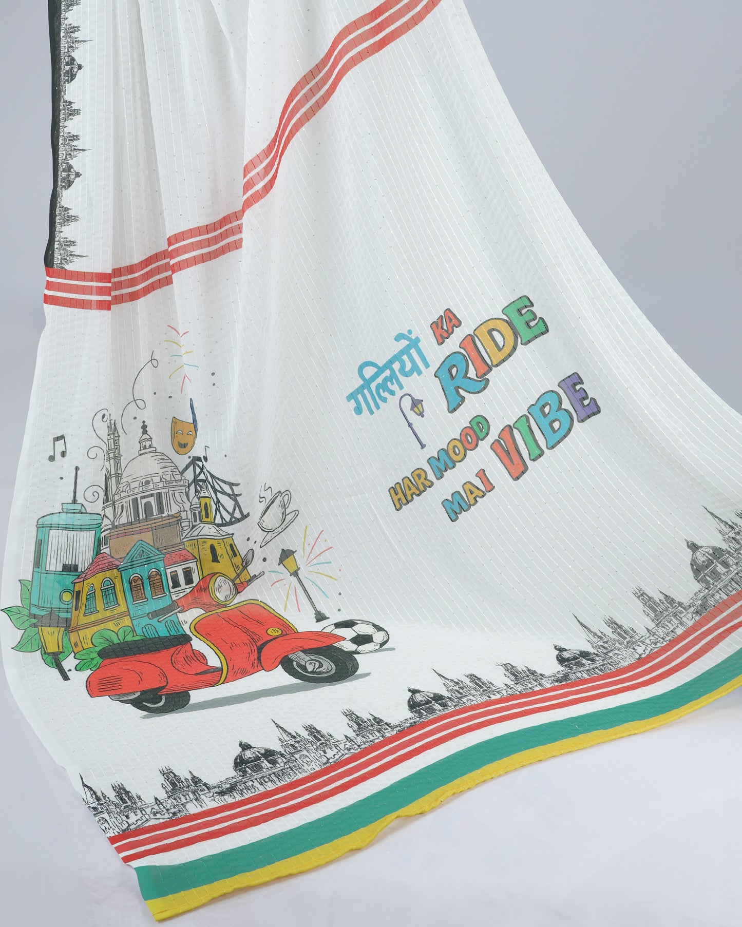 Typograph Saree – Perfect For Reel Making, Trendsetter 2026 Designer Look