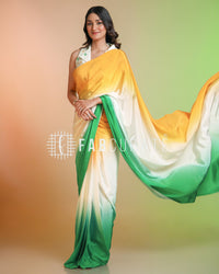 Republic Day Bestseller Love for India Tri-Color Saree