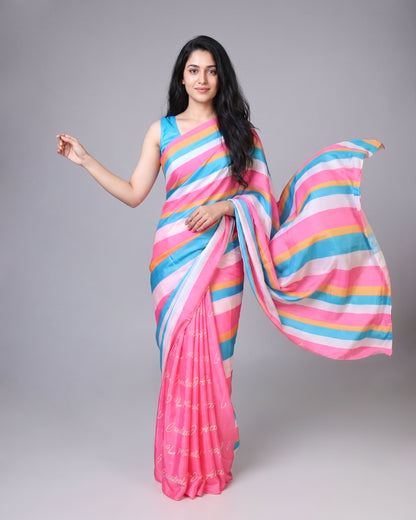 Flip the Script🎭 : Two-Way Wearable Designer Saree