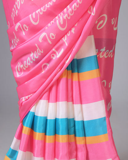 Flip the Script🎭 : Two-Way Wearable Designer Saree