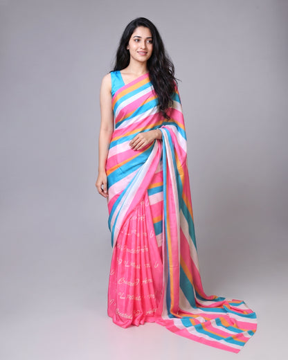 Flip the Script🎭 : Two-Way Wearable Designer Saree