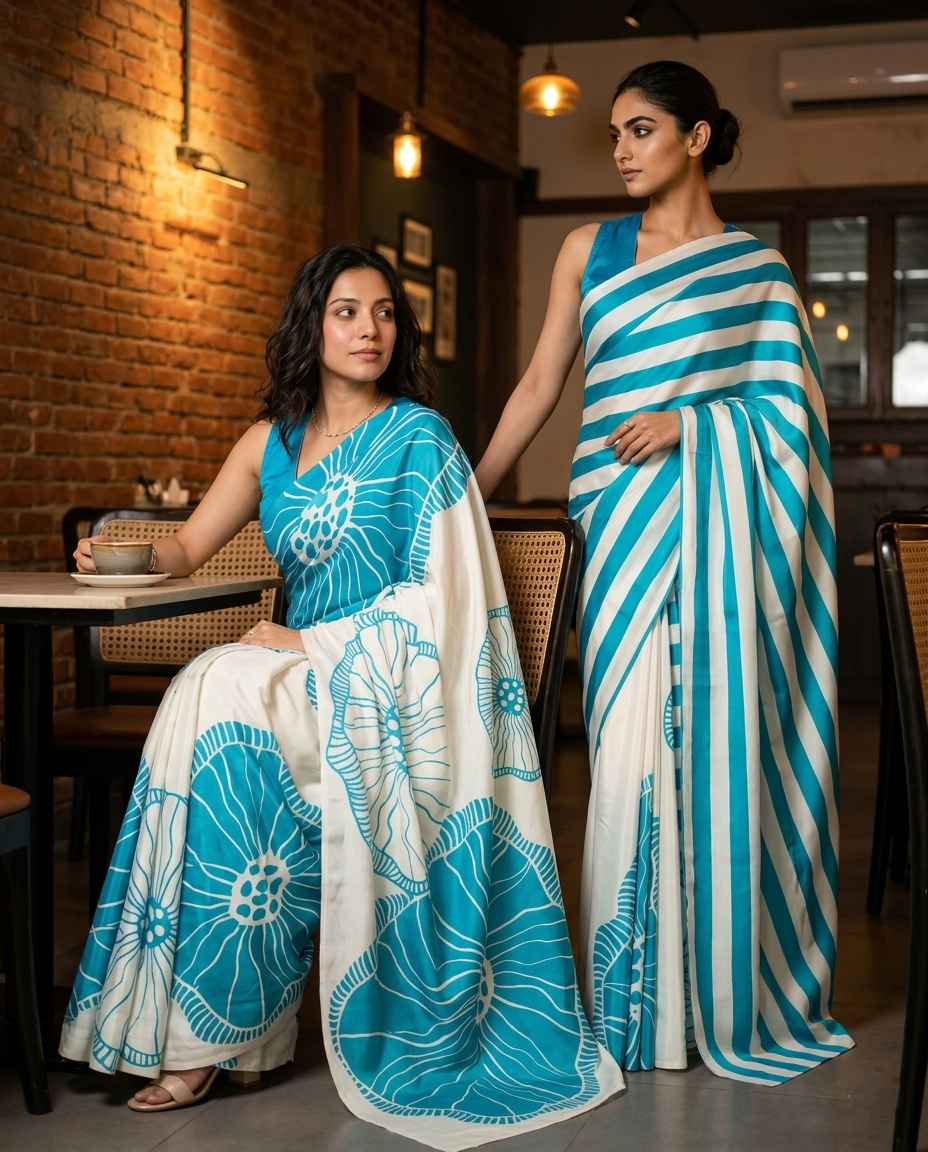 Closet Hack Unlocked 🔓 | 2-in-1 Saree | Save Space, Serve Looks