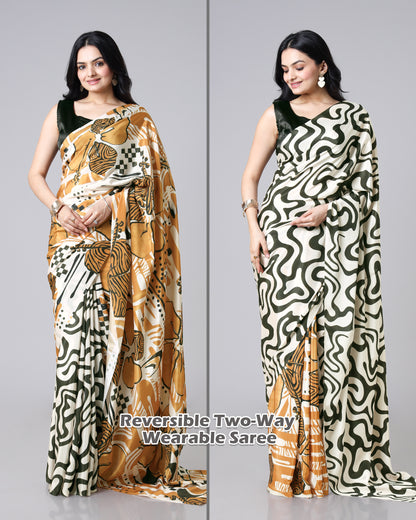 Beyond Trend. Pure Identity🔥 | Exclusive Reversible 2-in-1 Saree