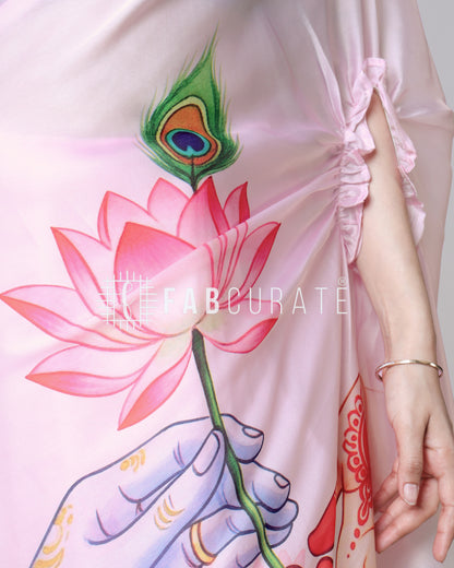 Divine Hands Freehand Art Saree