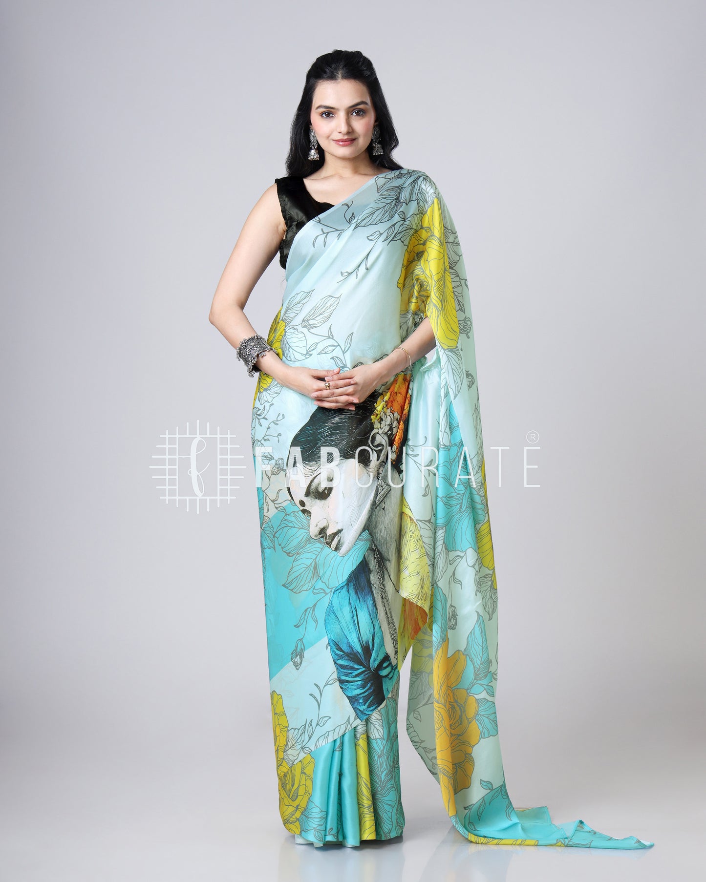 NariRekha Freehand Designer Saree