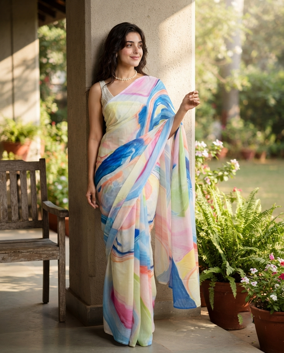 Abstract Stories | Wholesale Ready 5 Saree Catalog for Retail Stores