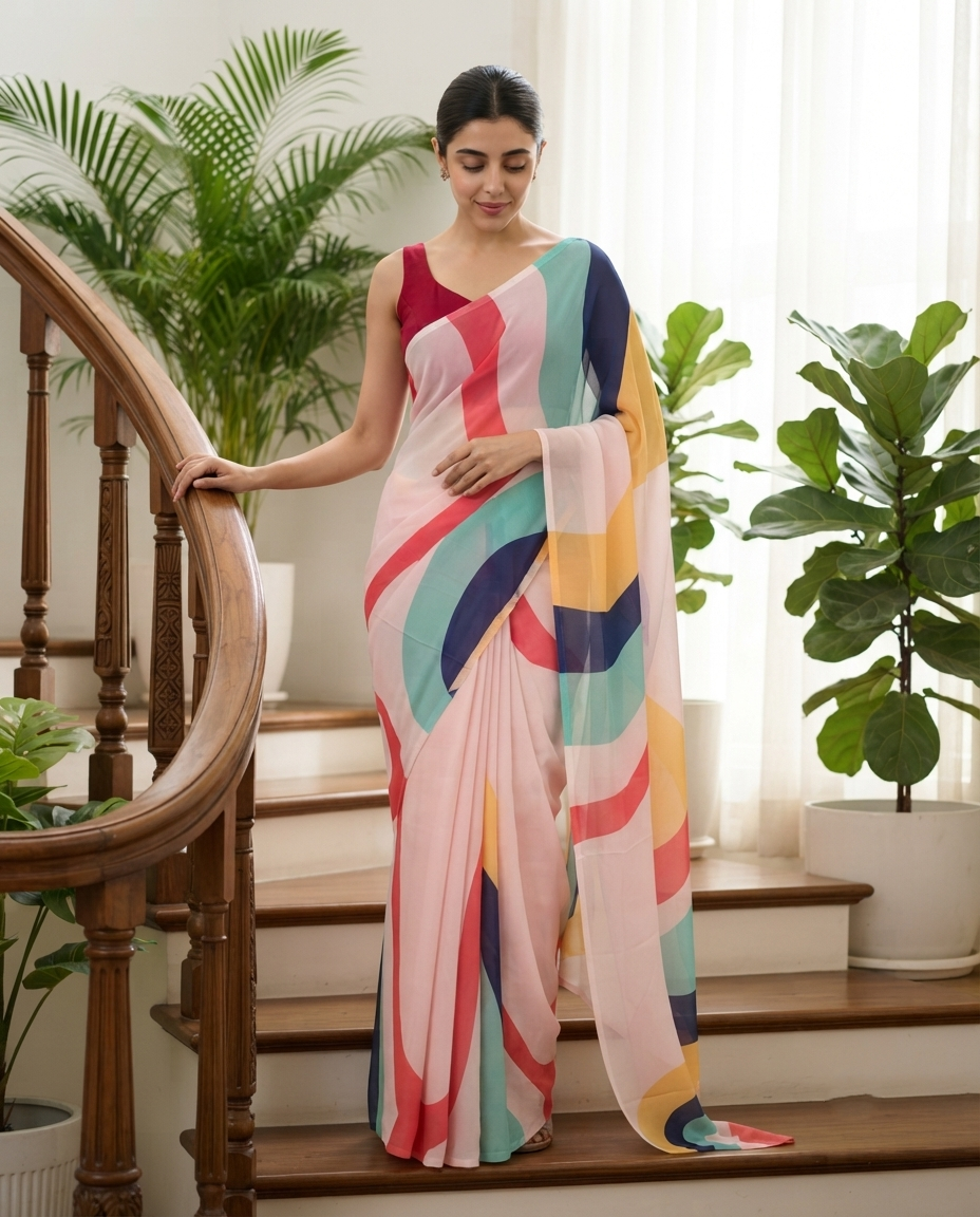 Abstract Stories | Wholesale Ready Saree for Retail Stores