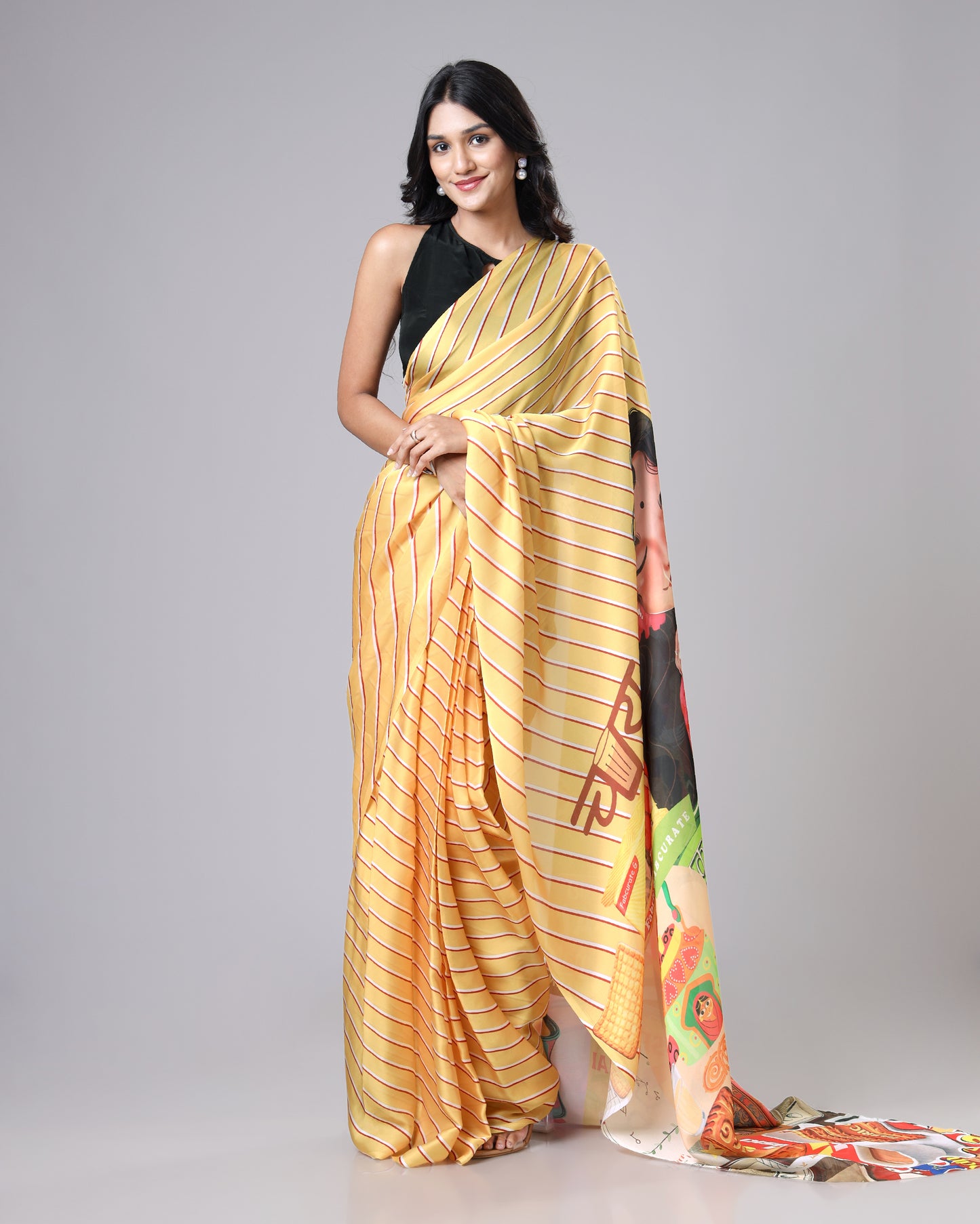 Sunshine Comic Saree - Fun, filmy aur thoda hatke