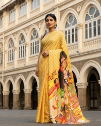 Sunshine Comic Saree - Fun, filmy aur thoda hatke