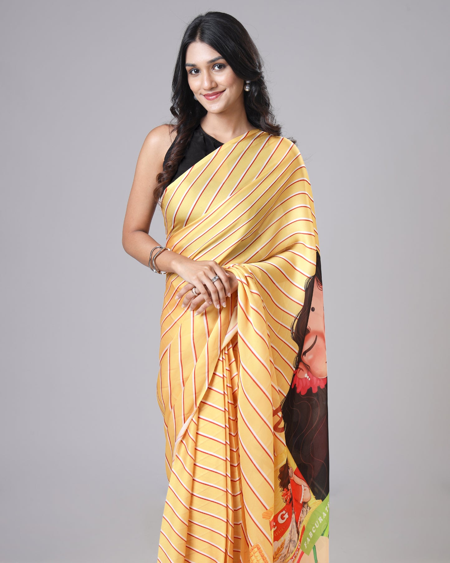 Sunshine Comic Saree - Fun, filmy aur thoda hatke