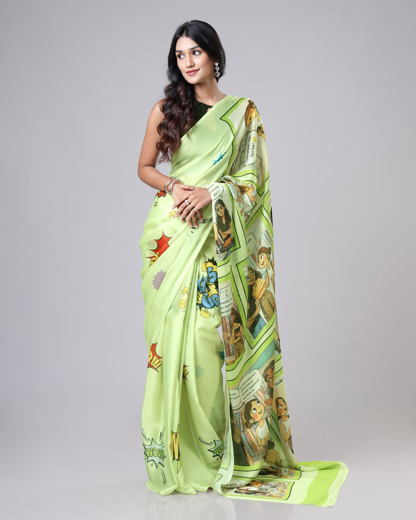 Mood Booster Saree 🎈 – Dopamine Dressing Done Right