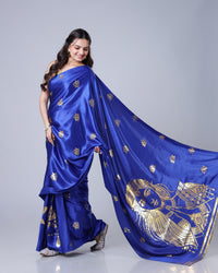 Temple Art Gold Foil Edition Premium Saree ??