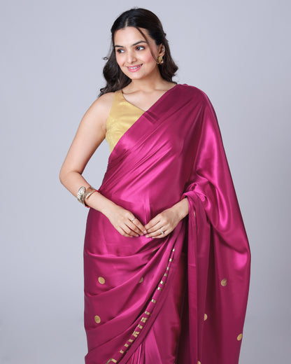 Devotional Heritage Gold Foil Edition Premium Saree ??