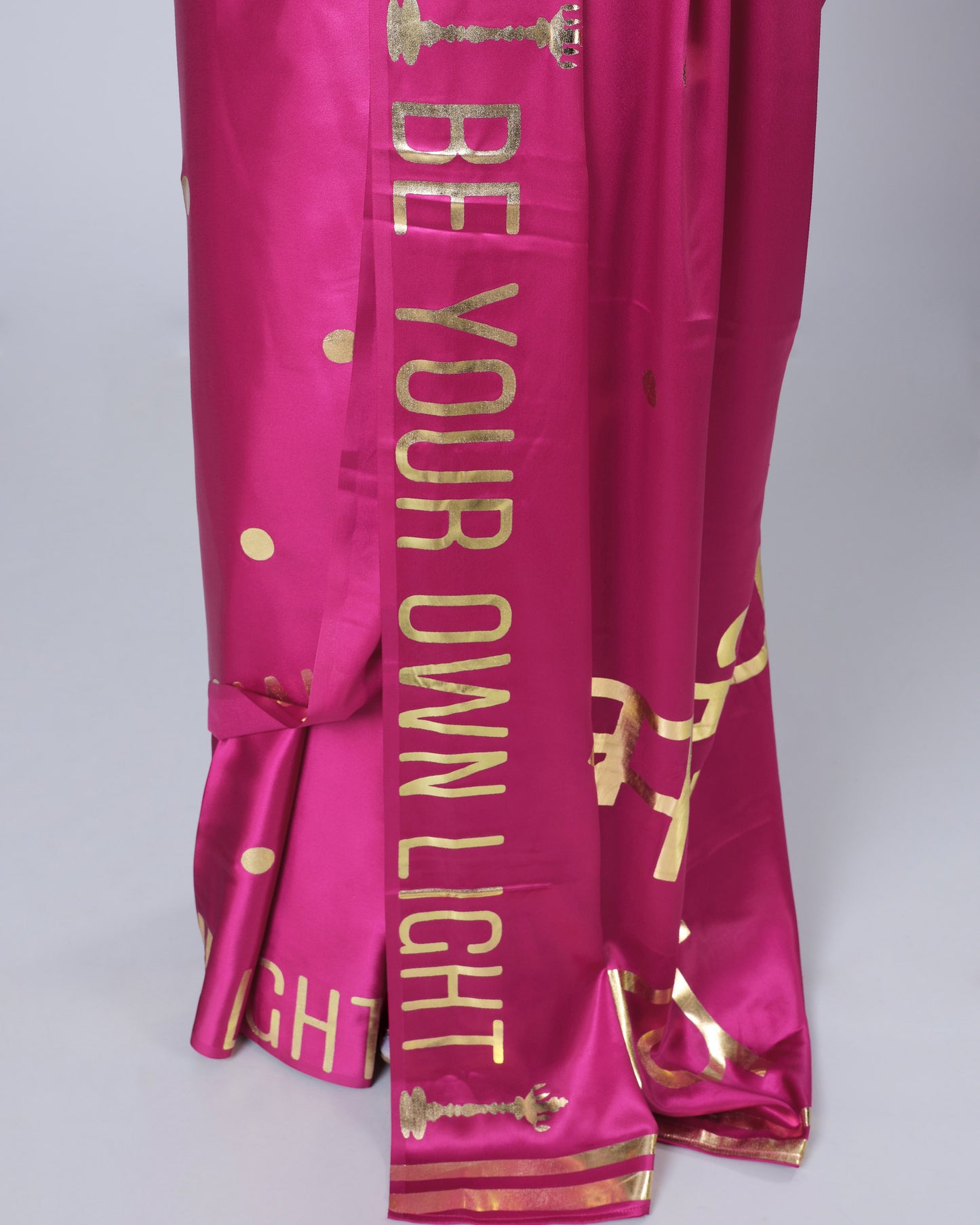 Devotional Heritage Gold Foil Edition Premium Saree ??