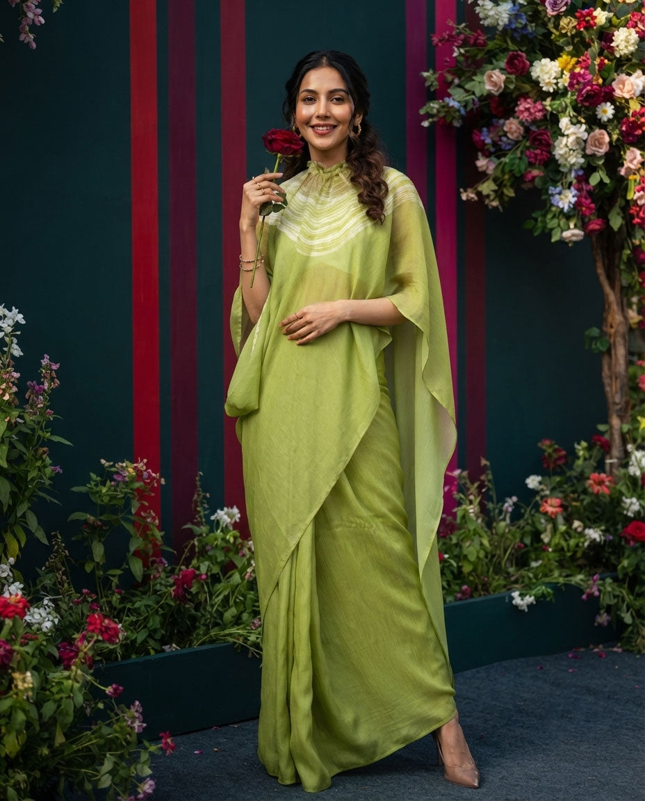 ⭐ Top Rated Free Hand Saree – Luxury Infinite Edition