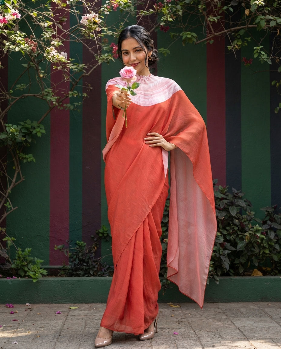 🚀 Viral Pick 2028 – Elegant Free Hand Saree Infinite Edition