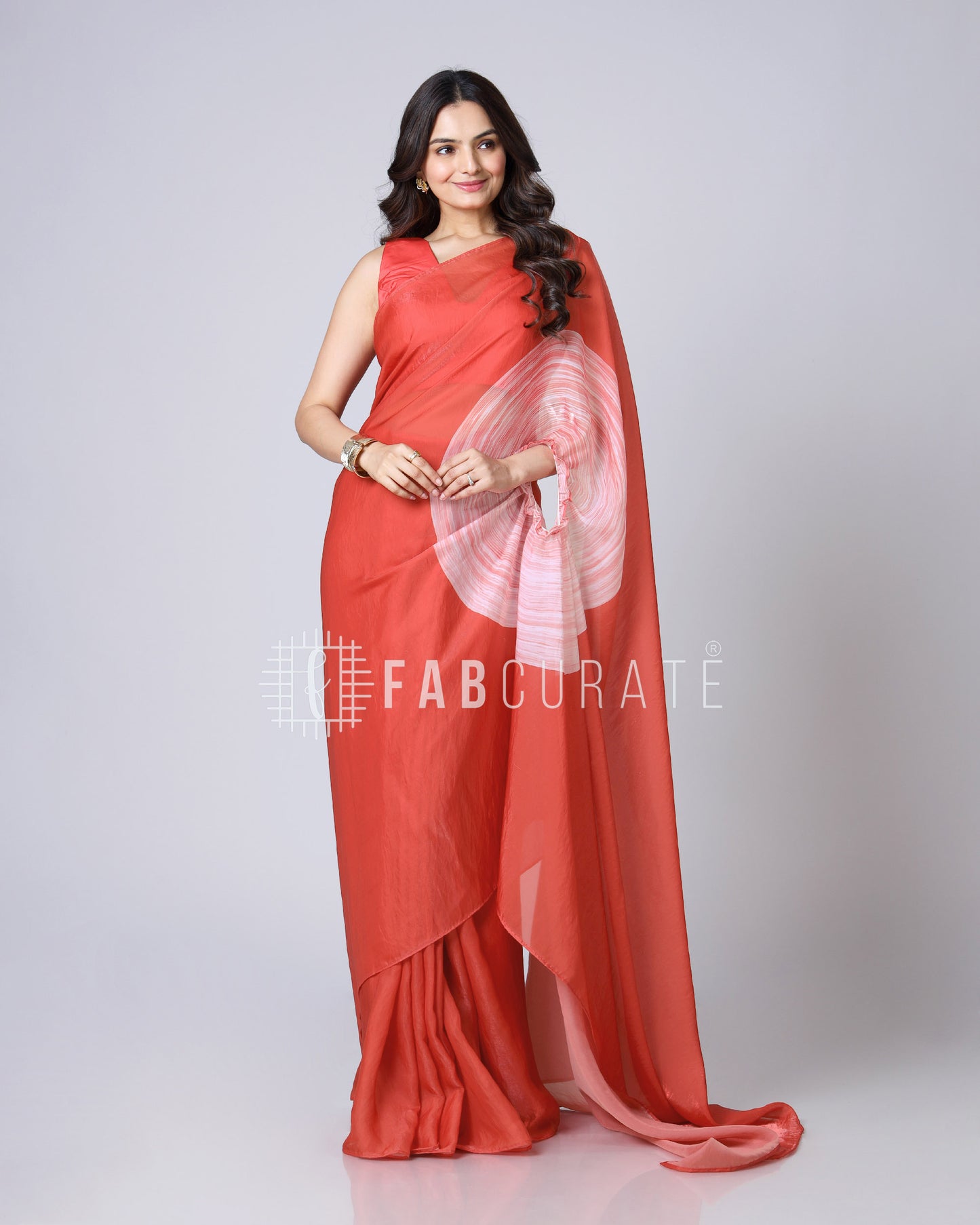 🚀 Viral Pick 2028 – Elegant Free Hand Saree Infinite Edition