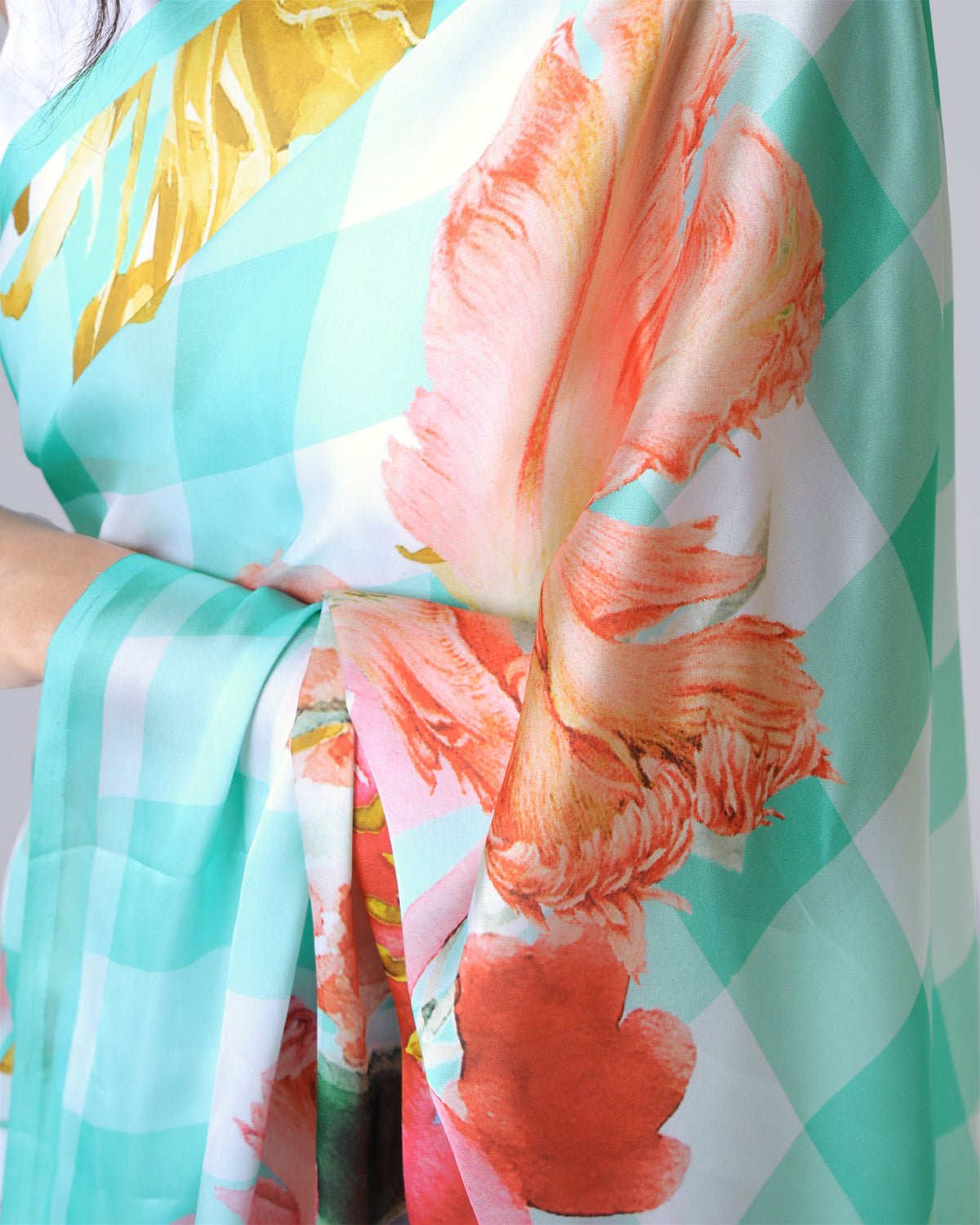 Style Crush | Floral Checks Saree You’ll Love