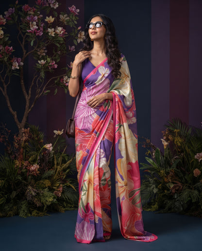 Forever Bloom | Timeless Floral Saree