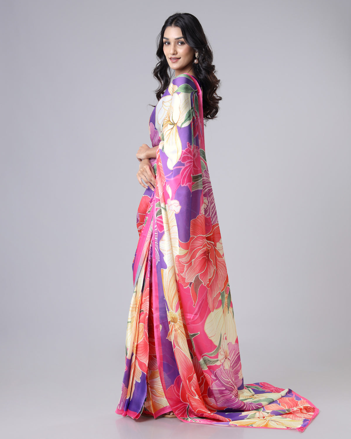Forever Bloom | Timeless Floral Saree