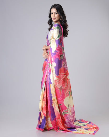 Forever Bloom | Timeless Floral Saree