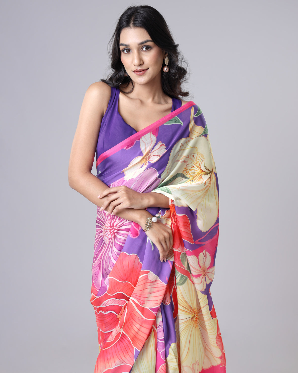 Forever Bloom | Timeless Floral Saree