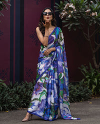 Instant Glam | Floral Saree for Every Occasion