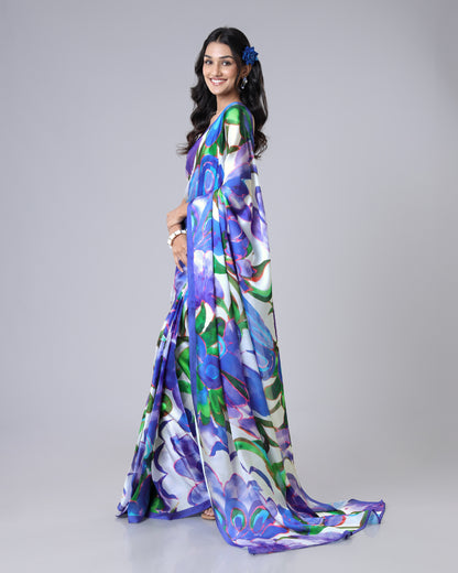 Instant Glam | Floral Saree for Every Occasion