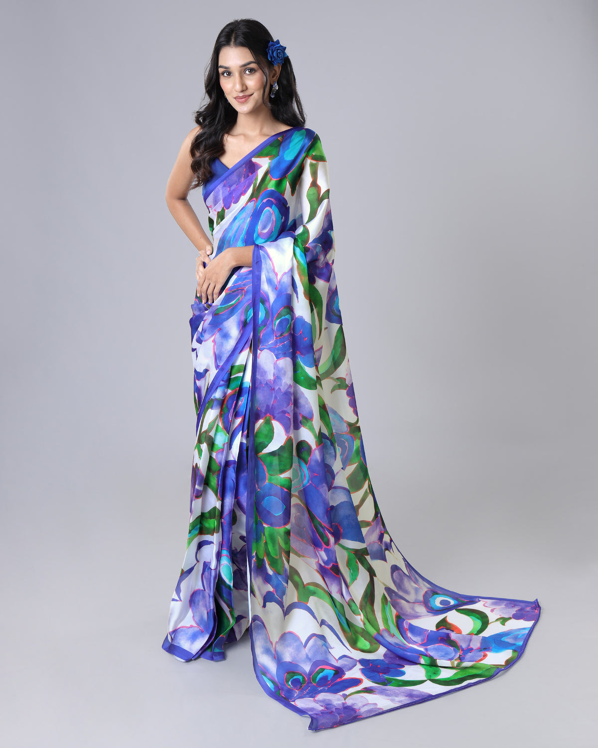 Instant Glam | Floral Saree for Every Occasion