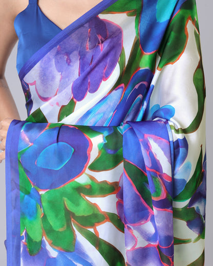 Instant Glam | Floral Saree for Every Occasion