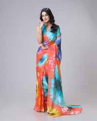 Prestige Drape| Floral Saree with Timeless Charm