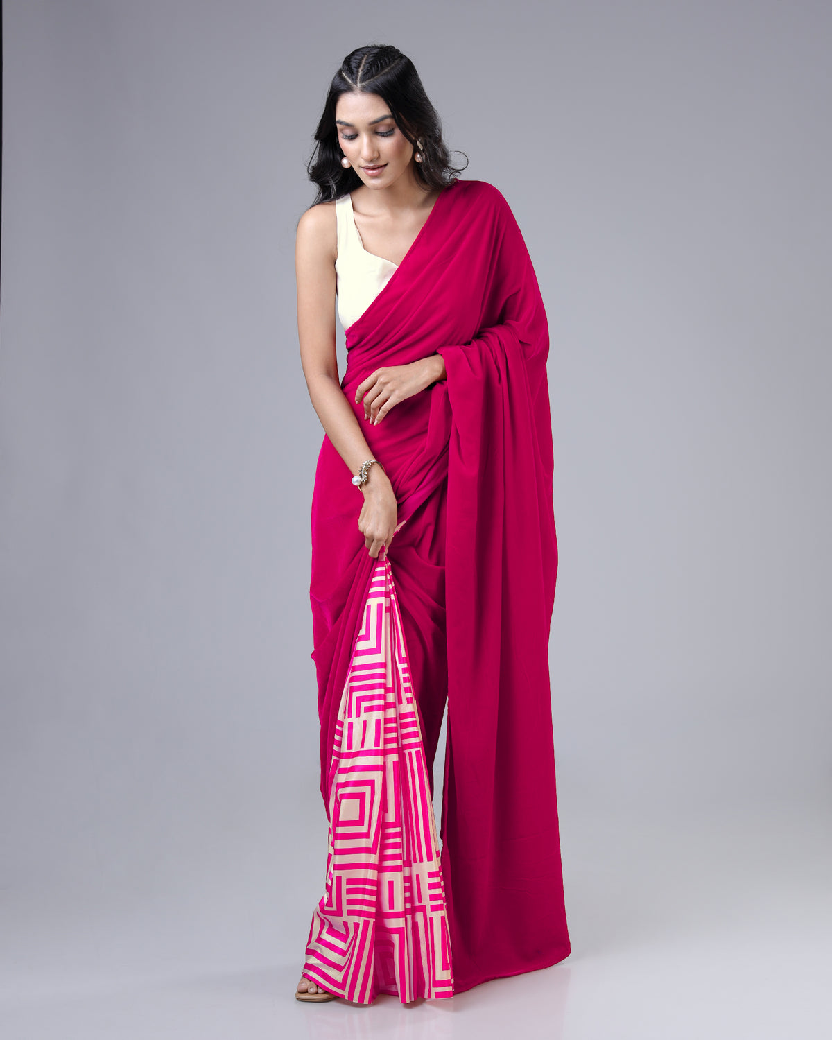 Blush Beauty | A Pretty Saree for Romantic Looks