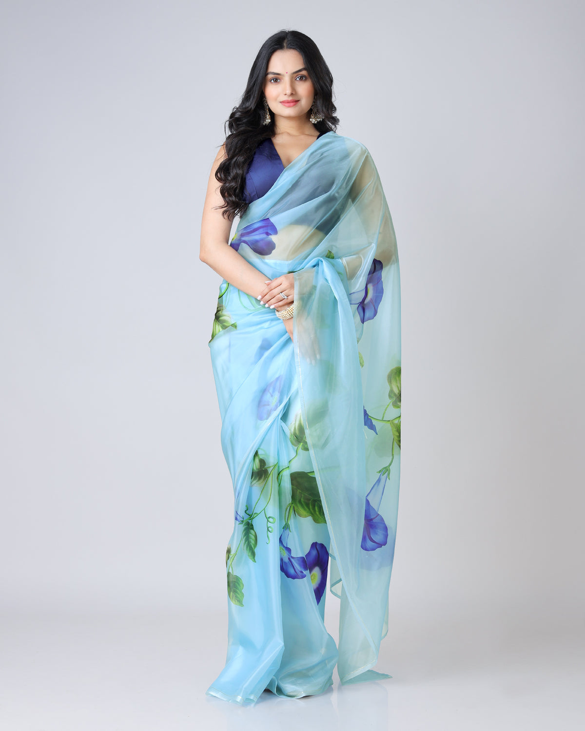 Garden of Dreams Lightweight Organza Designer Saree