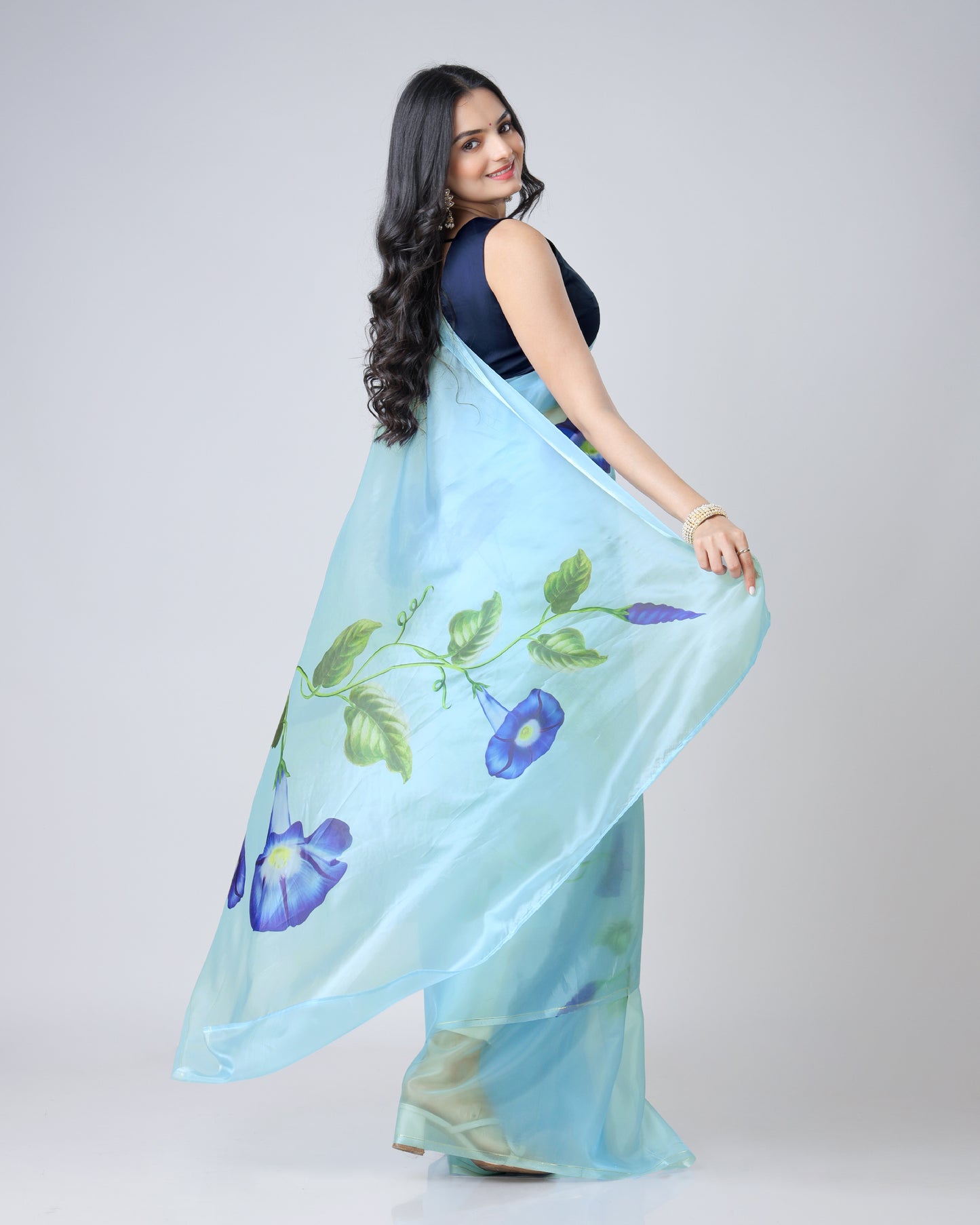 Garden of Dreams Lightweight Organza Designer Saree