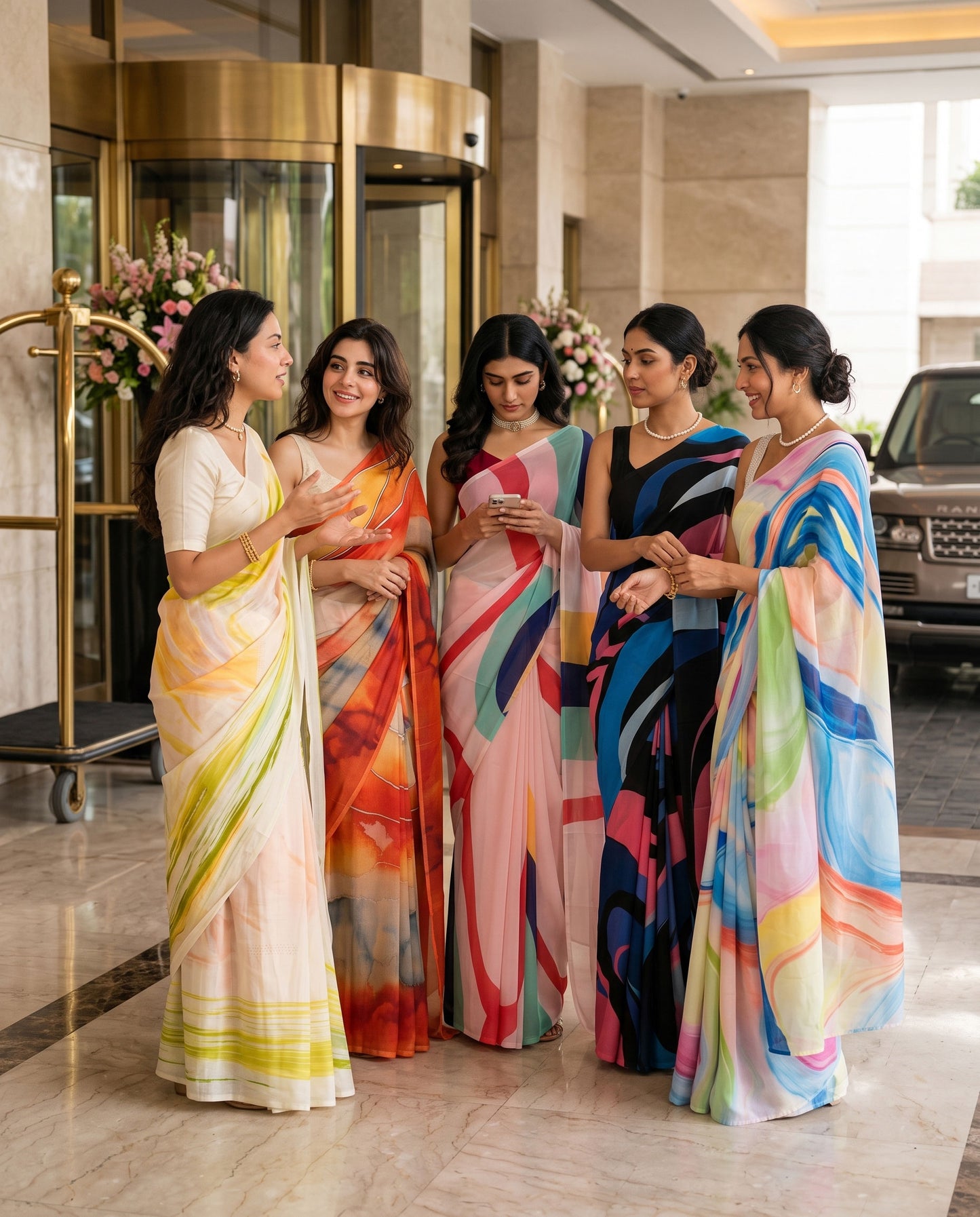 Abstract Stories | Wholesale Ready 5 Saree Catalog for Retail Stores