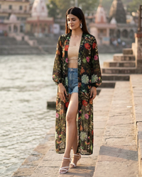 Gorgeous Floral Shrug For Women
