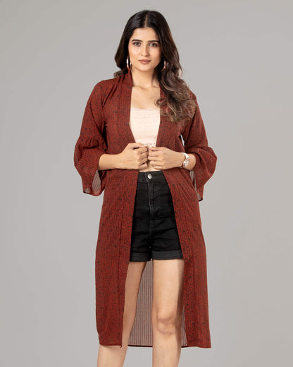 Floral Kimono Shrug For Women