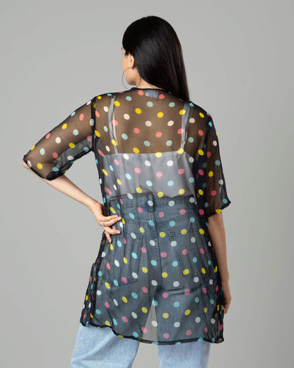 Bestselling Polka Dots Shrug For Women