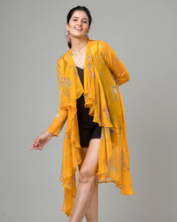 Floral Waterfall Shrug For Women