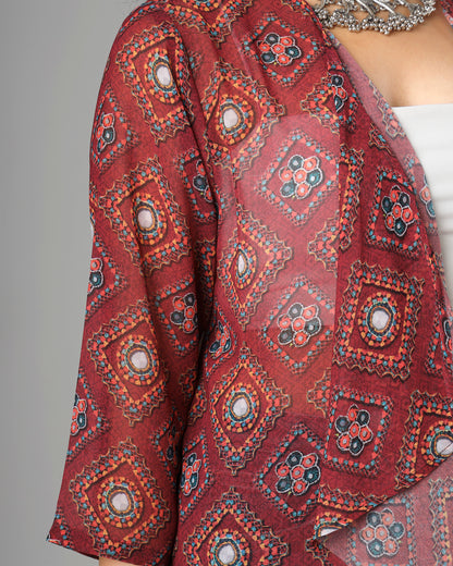 Exclusive Festive Season Gamthee Shrug For Woman