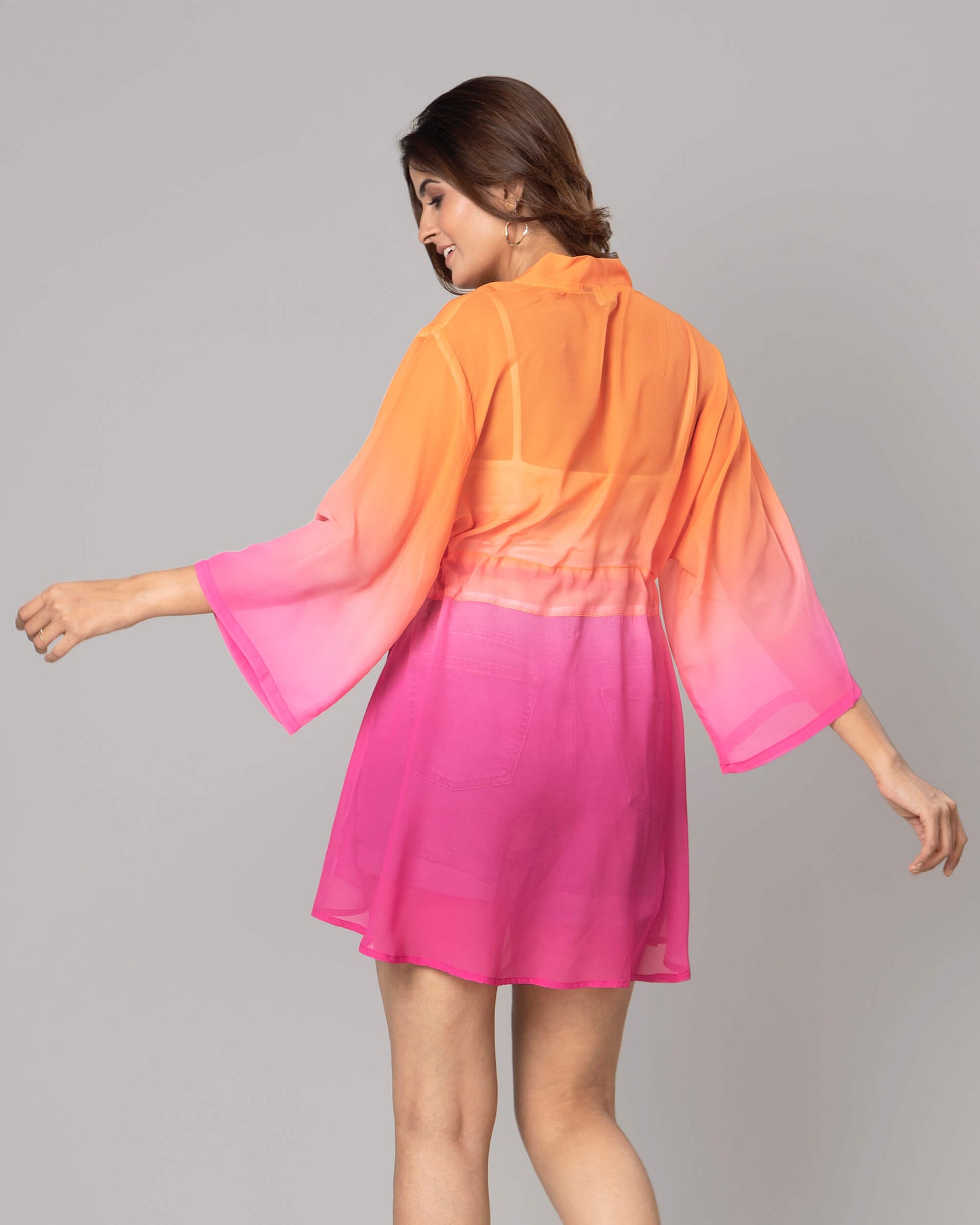 Exclusive Ombre Shrug For Woman