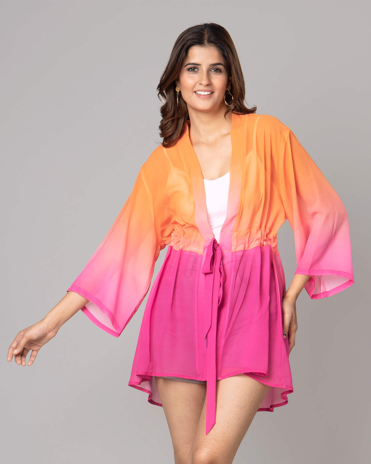 Exclusive Ombre Shrug For Woman