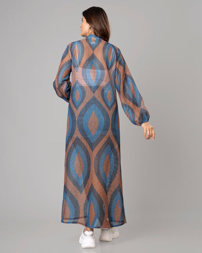 Gorgeous Geometric Quirky Shrug For Woman