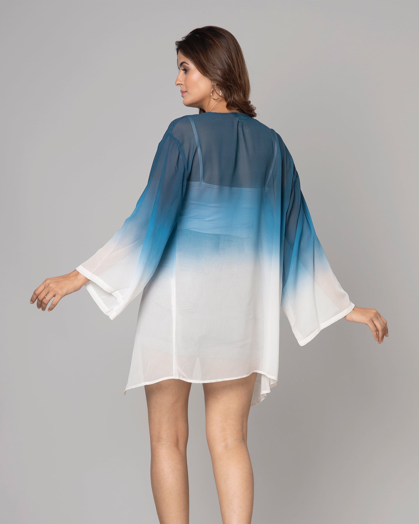 Stylish Ombre Shrug For Woman