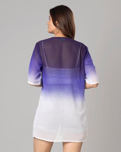 Stylish Ombre Shrug For Woman