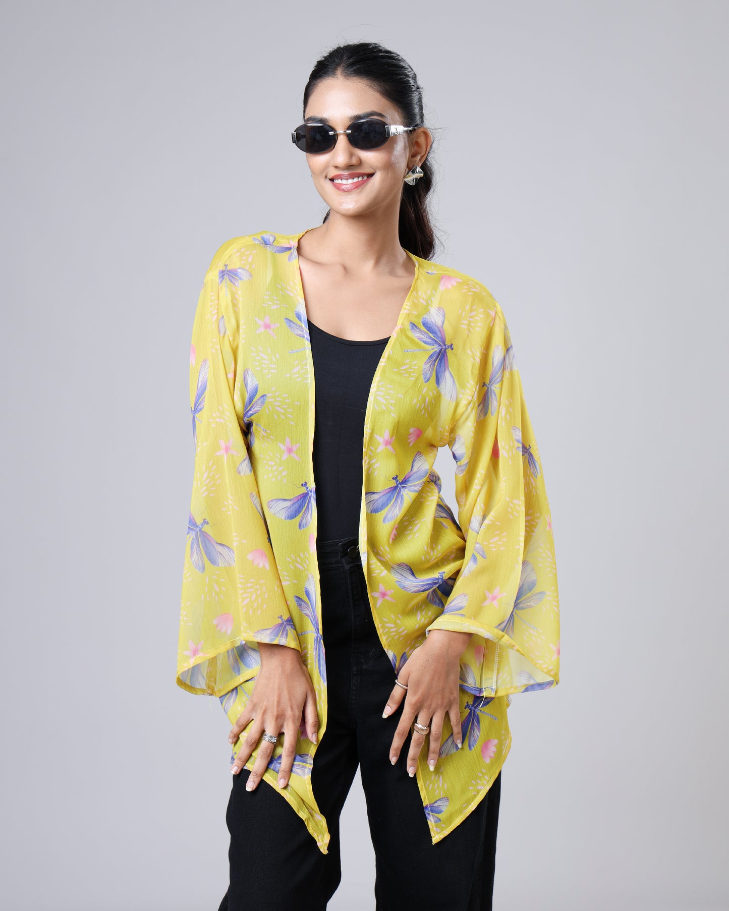 Golden Wing Shrug - Airy Fit, Nature Pop 🌼🦋