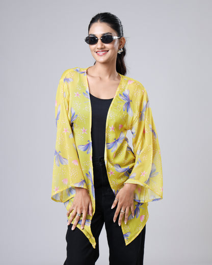 Golden Wing Shrug - Airy Fit, Nature Pop 🌼🦋